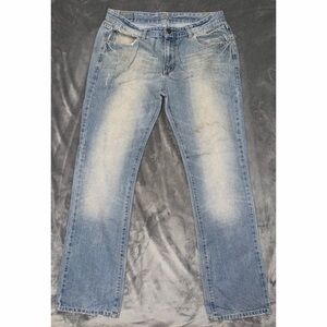 Carbon Light Wash Straight Jeans